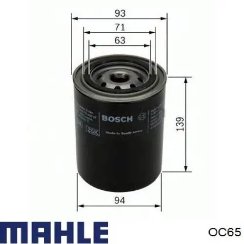 OC65 Mahle Original filtro de aceite