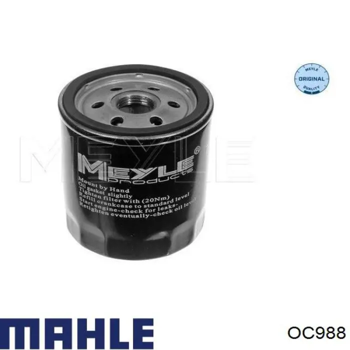 OC988 Mahle Original filtro de aceite
