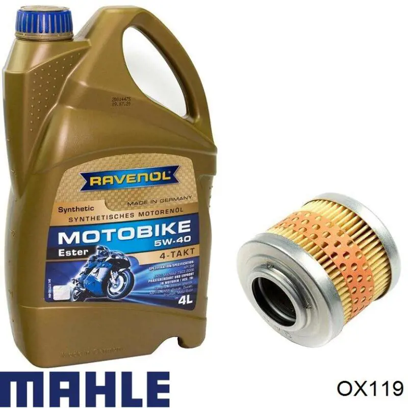 Filtro de aceite motor BMW 11412343118