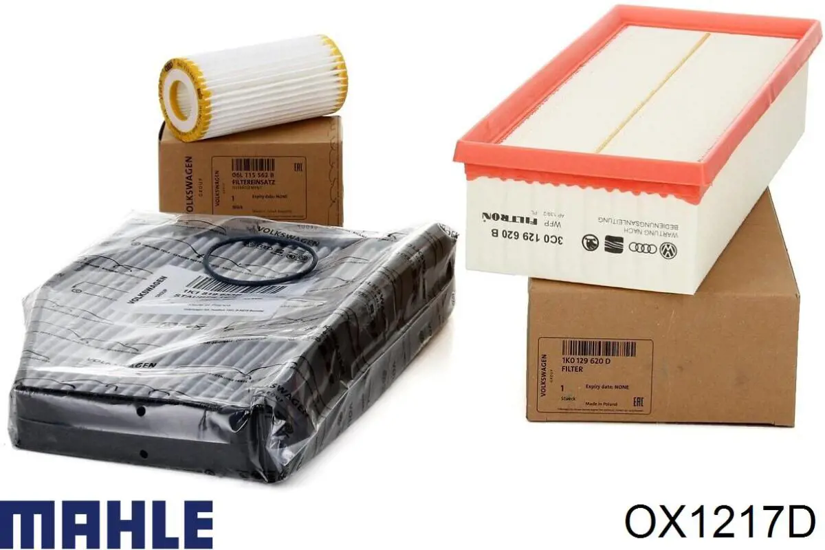 Filtro de aceite motor Mahle Original OX1217D