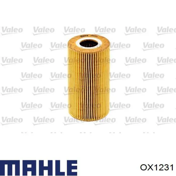 OX1231 Mahle Original filtro de aceite