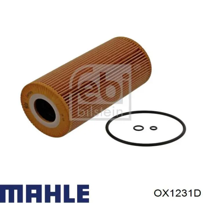 Filtro de aceite motor Mahle Original OX1231D