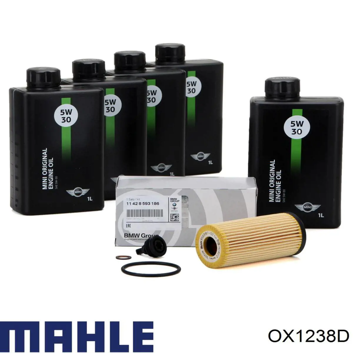 Filtro de aceite OX1238D Mahle Original