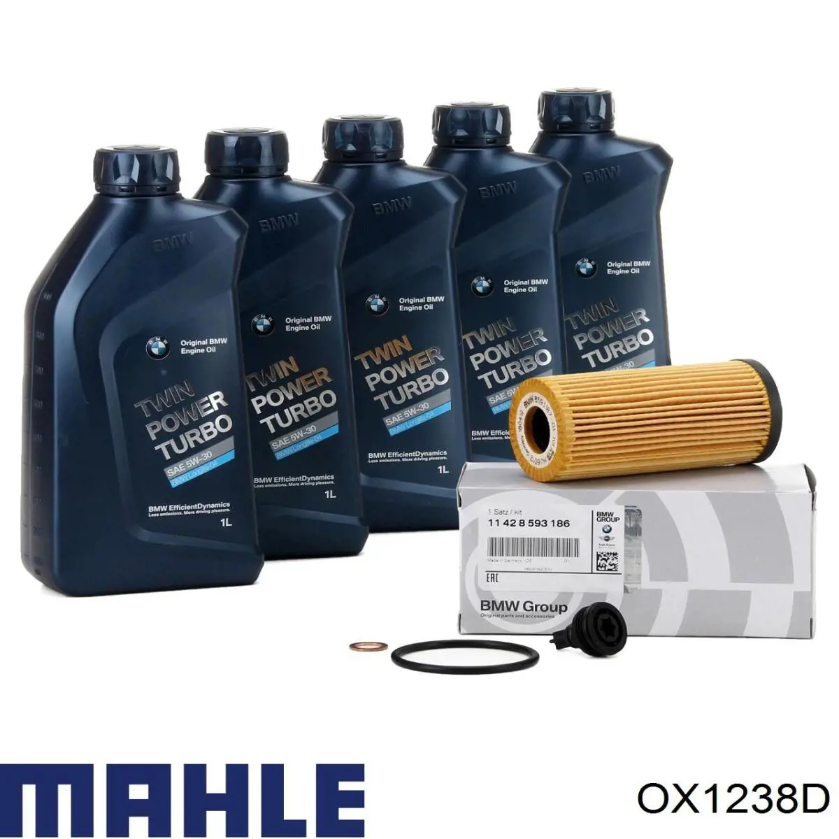 Filtro de aceite motor Mahle Original OX1238D