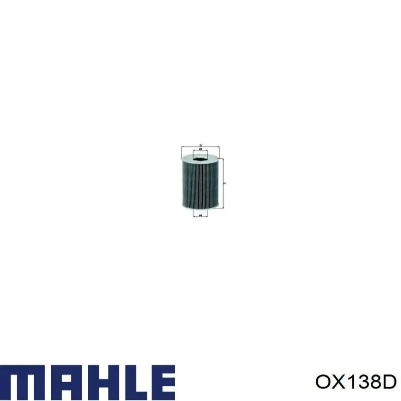 Filtro de aceite OX138D Mahle Original