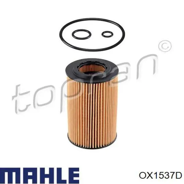 Filtro de aceite motor Mahle Original OX1537D