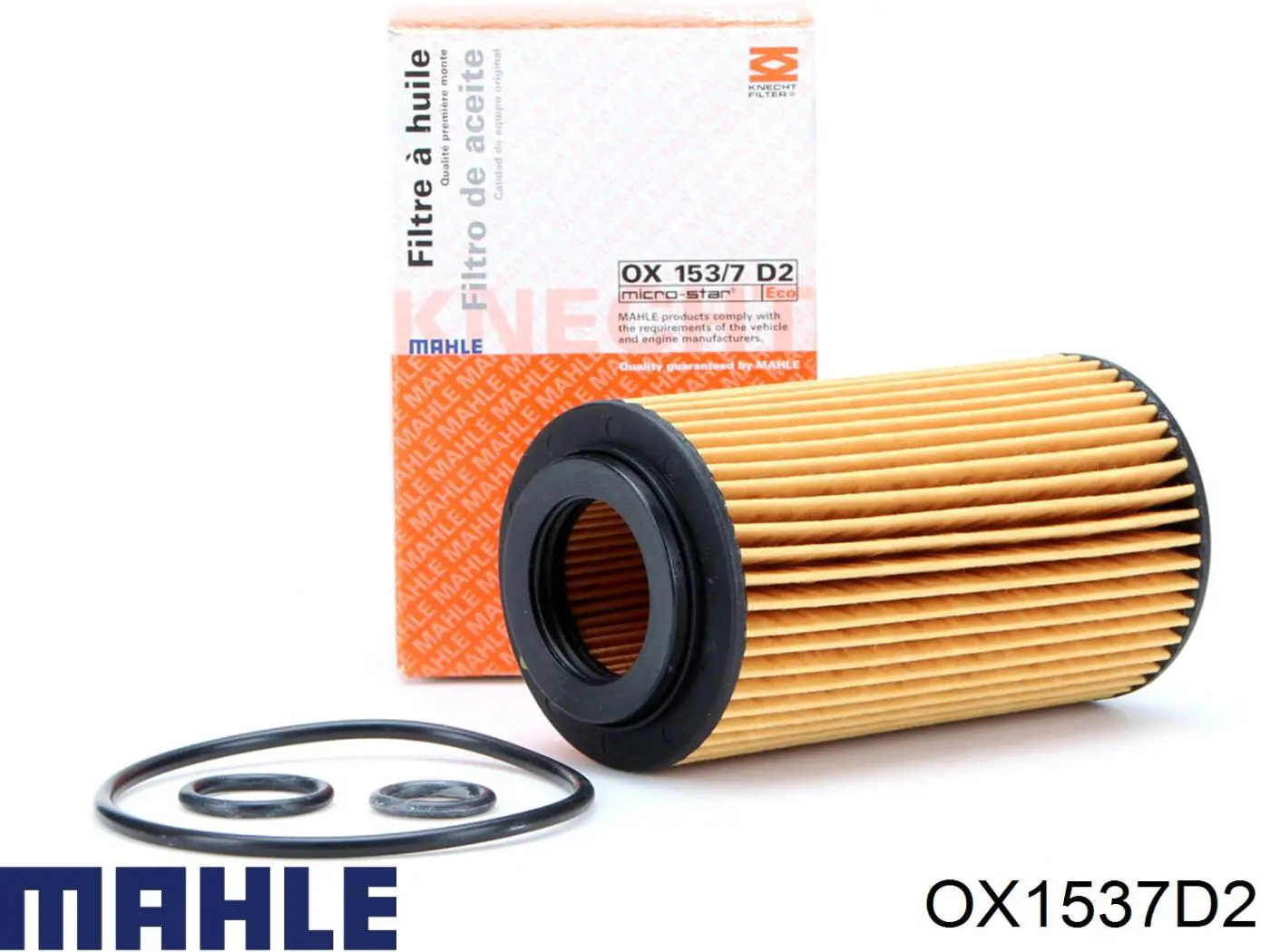 Filtro de aceite OX1537D2 Mahle Original