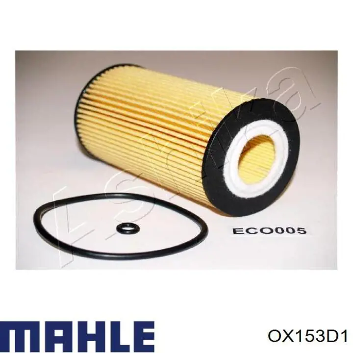Filtro de aceite MAHLE OX153D1
