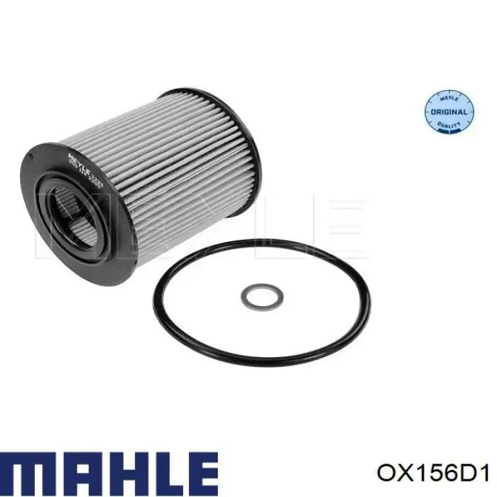 Filtro de aceite Mahle Original OX156D1 precio, desde 7,31 EUR