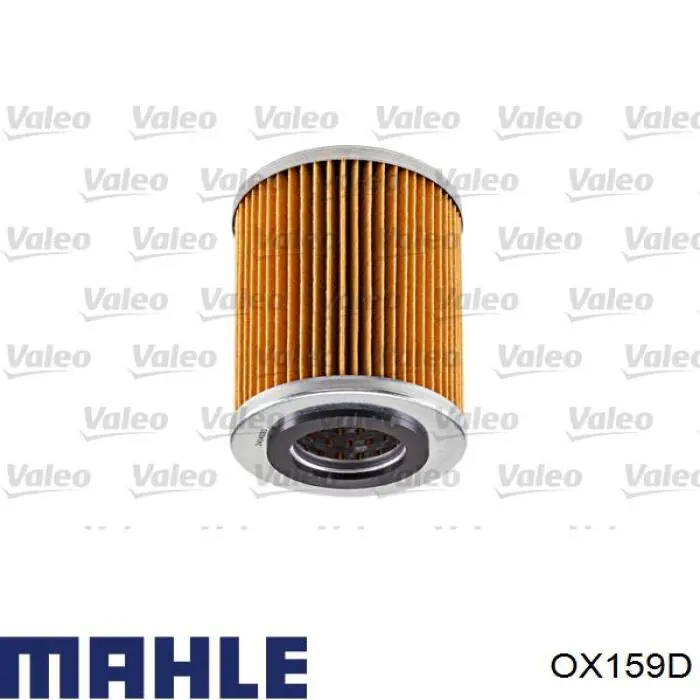 OX159D Mahle Original Filtro aceite