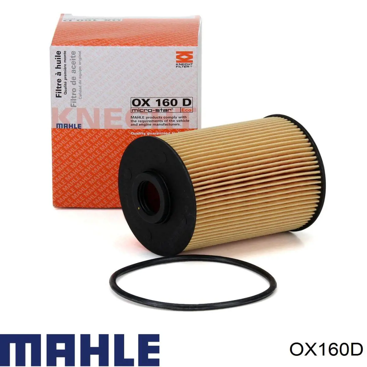 OX160D Mahle Original filtro de aceite