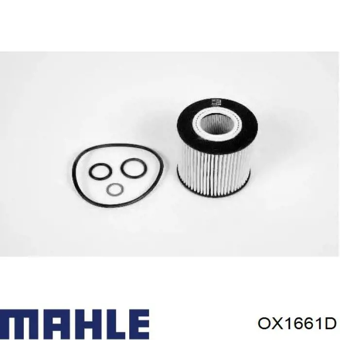 OX1661D Mahle Original filtro de aceite