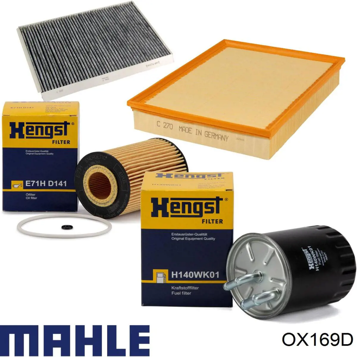 OX169D Mahle Original filtro de aceite