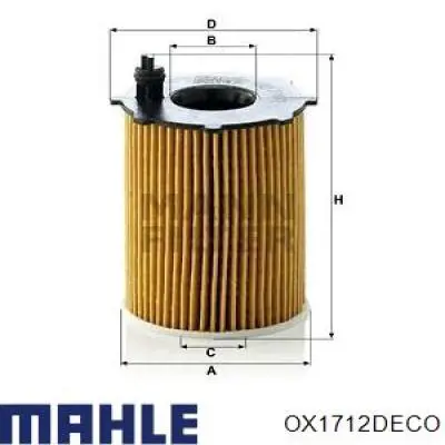 OX1712DECO Mahle Original filtro de aceite