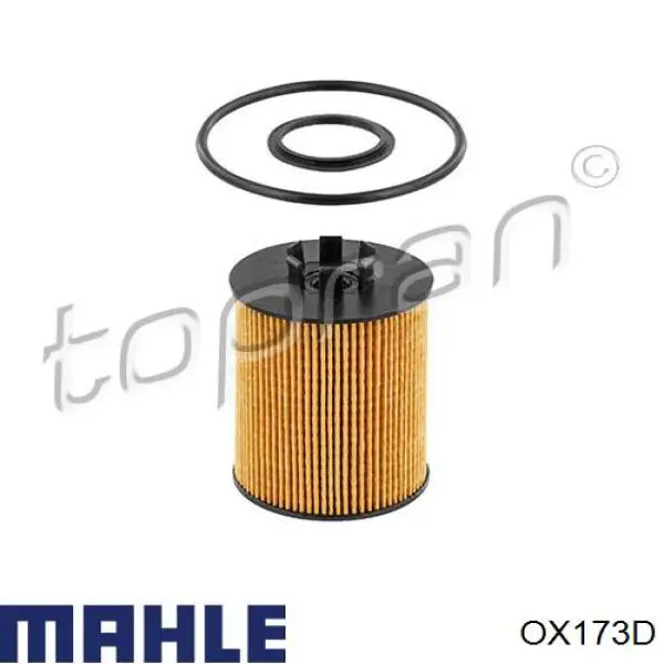 Filtro de aceite OX173D Mahle Original