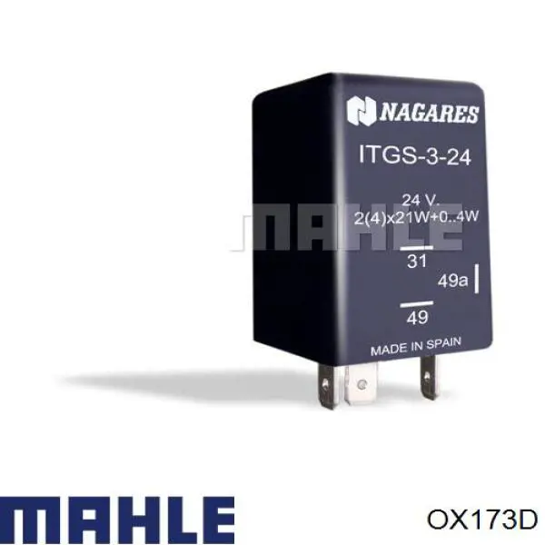 OX173D Mahle Original Filtro aceite