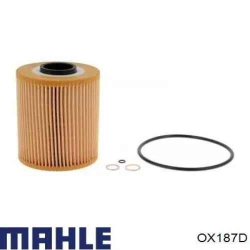 Filtro de aceite motor Mahle Original OX187D