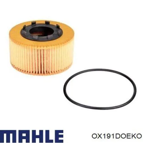 OX191DOEKO Mahle Original filtro de aceite