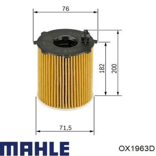Comprar OX1963D Mahle Original Filtros de aceite