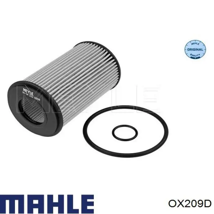 Filtro de aceite Mahle Original OX209D precio, desde 4,88 EUR