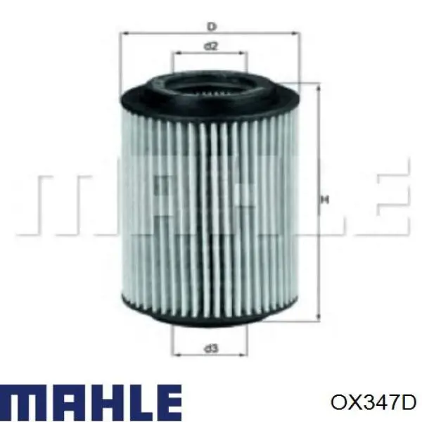 Filtro de aceite Mahle Original OX347D precio, desde 6,81 EUR