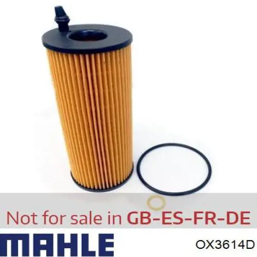 Filtro de aceite OX3614D Mahle Original