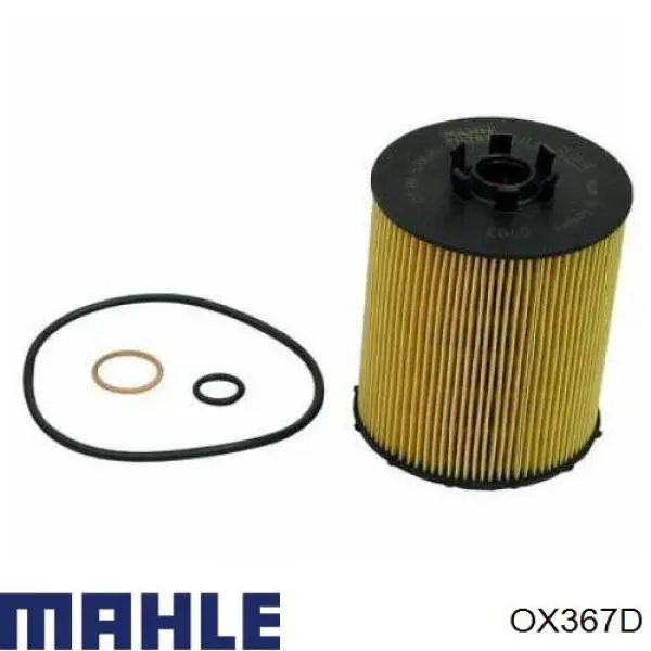 OX367D Mahle Original filtro de aceite