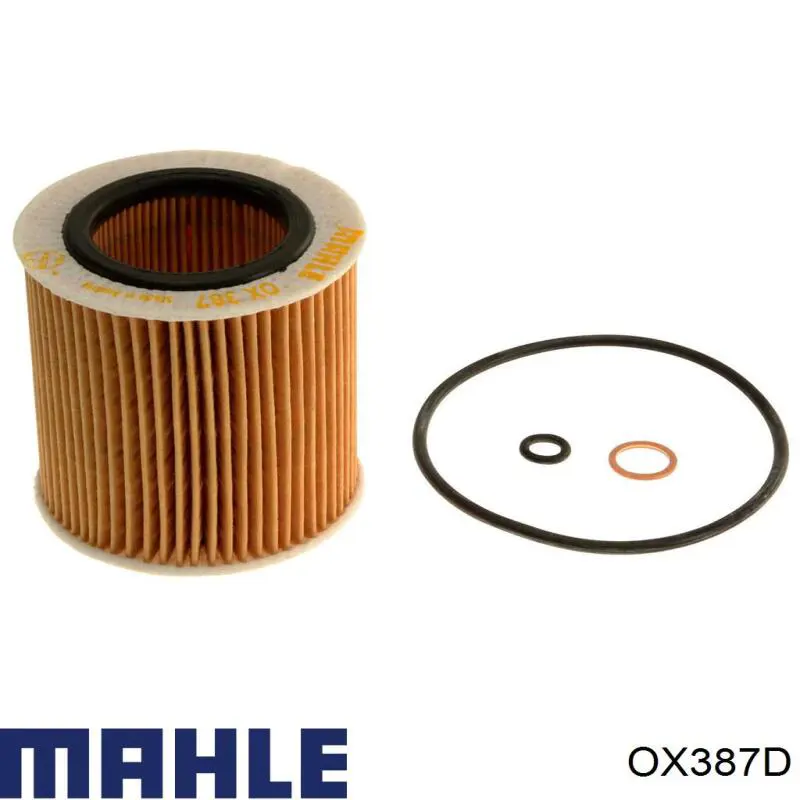 Filtro de aceite OX387D Mahle Original