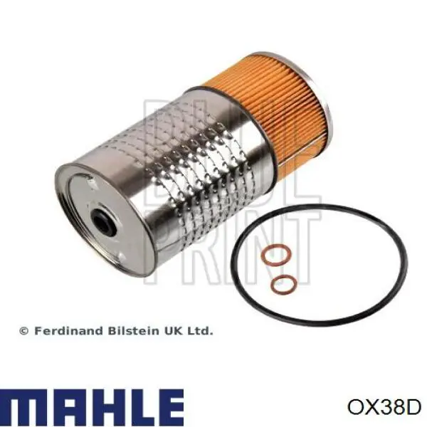 OX38D Mahle Original filtro de aceite