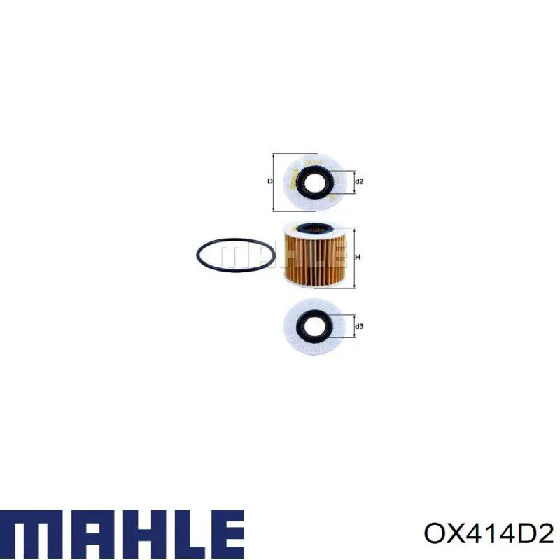 Comprar OX414D2 Mahle Original Filtros de aceite
