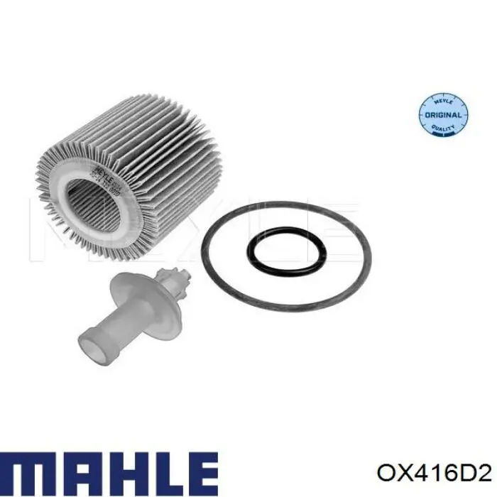 OX416D2 Mahle Original filtro de aceite