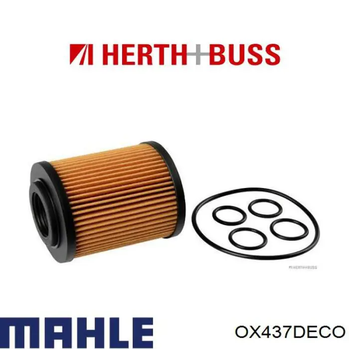 OX437DECO Mahle Original filtro de aceite