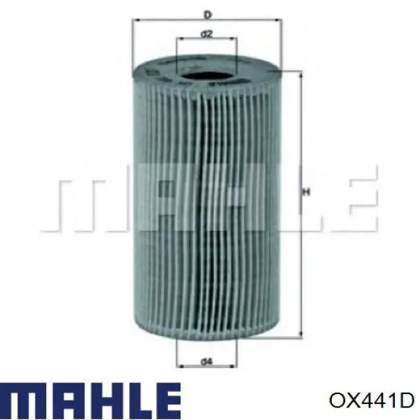 OX441D Mahle Original filtro de aceite