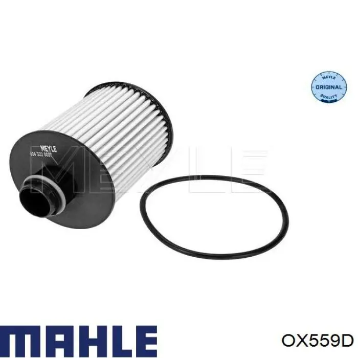 OX559D Mahle Original filtro de aceite
