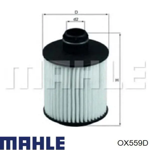 Comprar OX559D Mahle Original Filtros de aceite