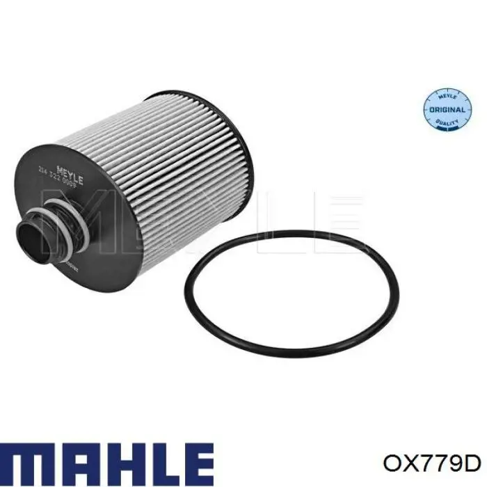 OX779D Mahle Original filtro de aceite