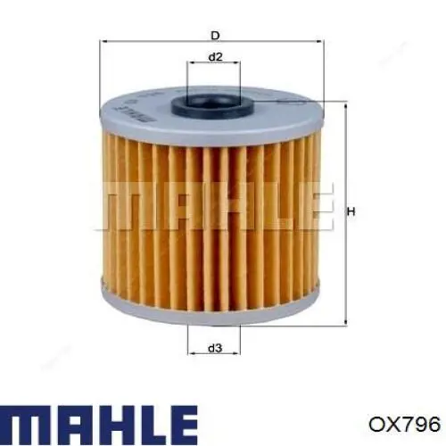 OX796 Mahle Original filtro de aceite