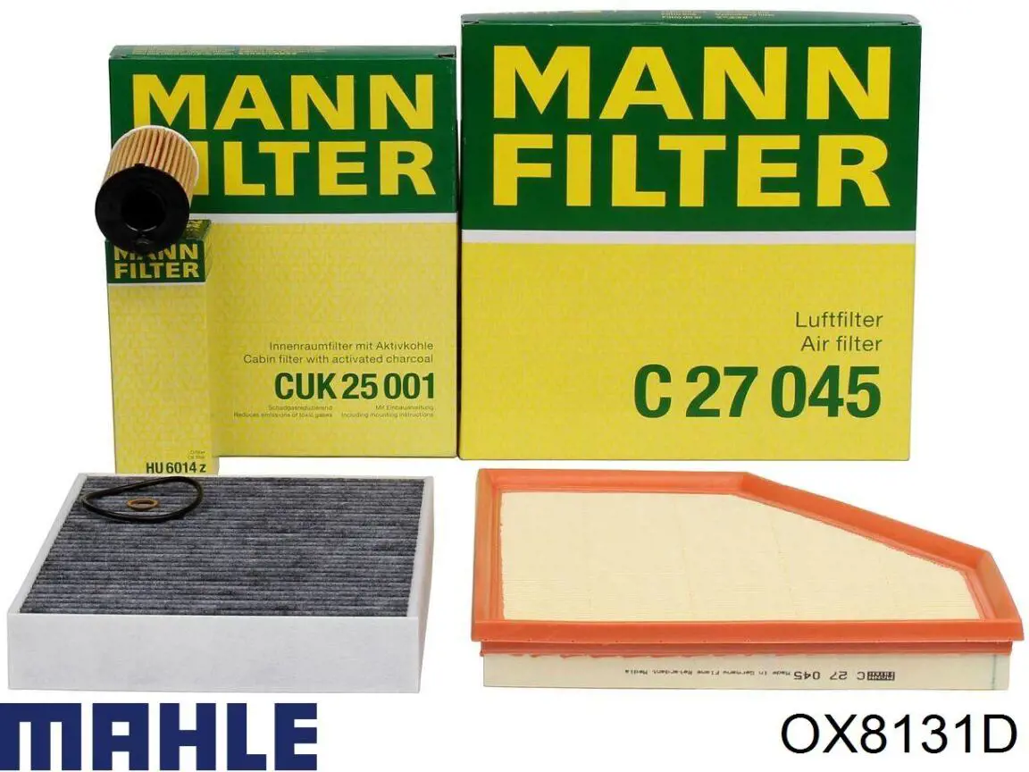 Filtro de aceite OX8131D Mahle Original