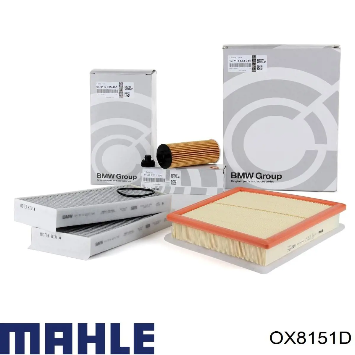 Filtro de aceite motor Mahle Original OX8151D