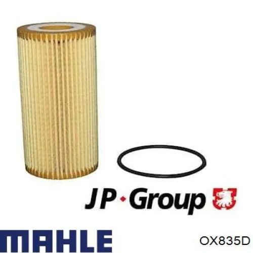 OX835D Mahle Original Filtro aceite