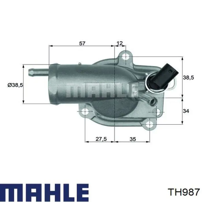 Termostato Mahle Original TH987 precio, desde 27,82 EUR