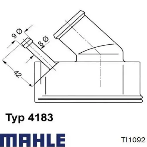TI 10 92 Mahle Original termostato