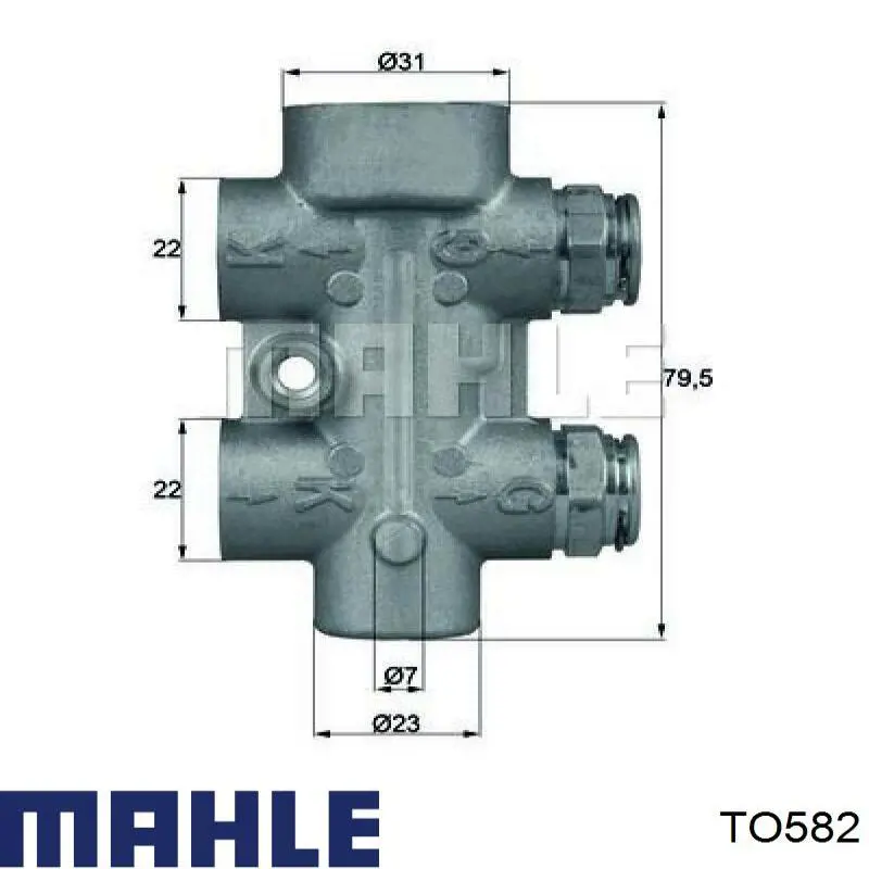Comprar TO582 Mahle Original Termostato auxiliar