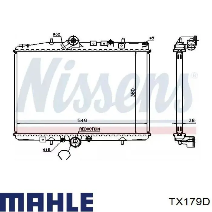 TX179D Mahle Original termostato