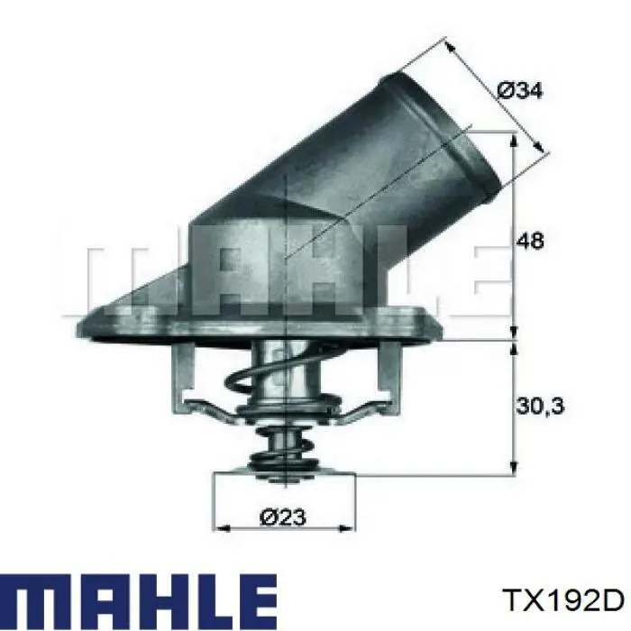 Termostato TX192D Mahle Original