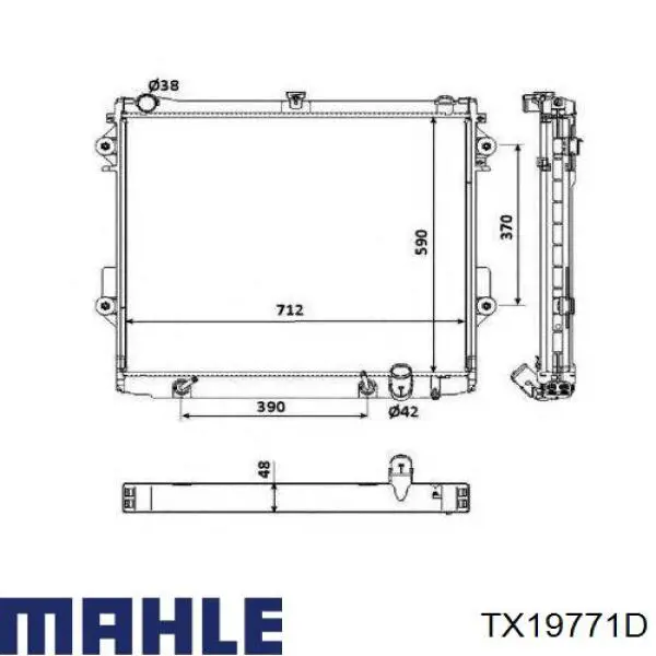 Termostato TX19771D Mahle Original