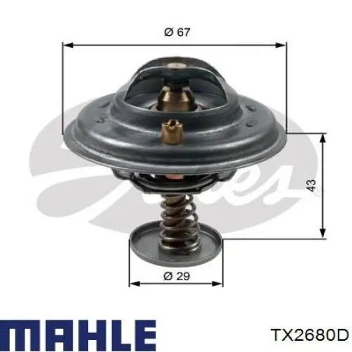 TX2680D Mahle Original termostato