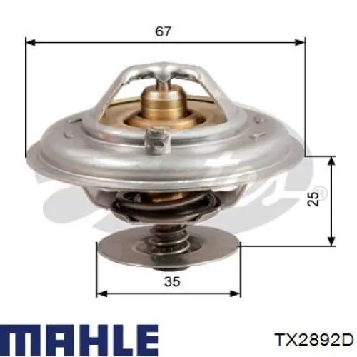 TX2892D Mahle Original termostato