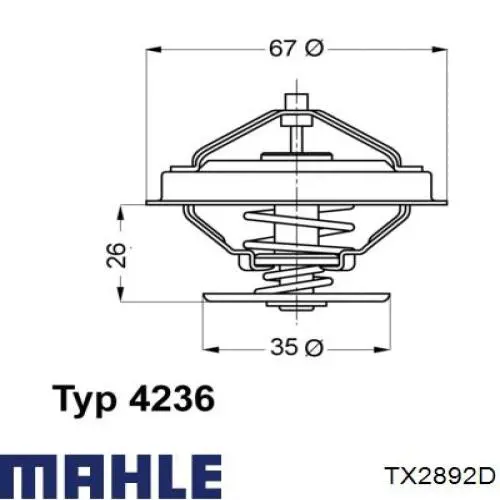 Comprar TX2892D Mahle Original Termostato