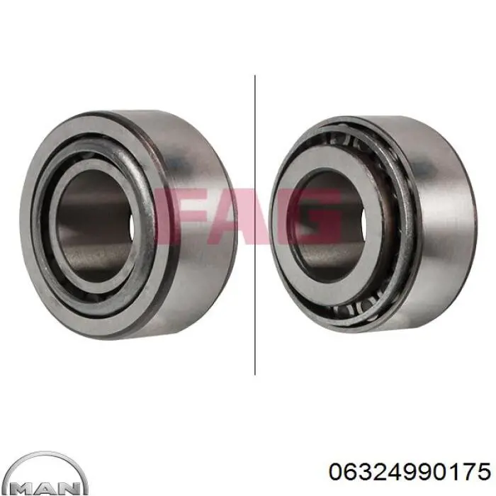 06324990175 MAN Rodamientos de rueda delantero